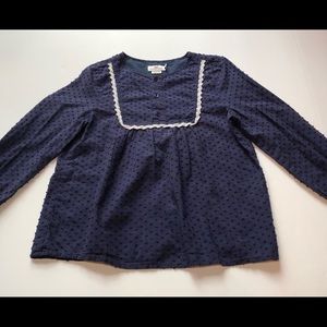 Vineyard Vines Blue Blouse Size Small